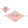 Teddies Slon uspávačik hryzátko plyš 25x25cm ružový na karte v sáčku 0+ Teddies Slon uspávačik hryzátko plyš 25x25cm ružový na karte v sáčku 0+