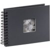Hama Album klasický špirálový FINE ART 24x17cm, 50 strán, šedý Hama Album klasický špirálový FINE ART 24x17cm, 50 strán, šedý