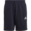 adidas Essentials 3 Stripe Fleece pánske šortky Navy/White 4XL adidas Essentials 3 Stripe Fleece pánske šortky Navy/White 4XL