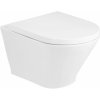 Roca Gap Round wc misa s pomaly sa sklápajúcim sedadlom závesné bez oplachovacieho kruhu biela A34H0N2000 Roca Gap Round wc misa s pomaly sa sklápajúcim sedadlom závesné bez oplachovacieho kruhu biela A34H0N2000