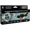 Sada akrylových farieb Vallejo Model Air Color - RAF Colors SEAC (Air Command South East Asia) 1942 - 1945 8x17ml Sada akrylových farieb Vallejo Model Air Color - RAF Colors SEAC (Air Command South East Asia) 1942 - 1945 8x17ml