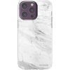 Picasee silikónový prehľadný obal pre Apple iPhone 14 Pro Max - White marble Picasee silikónový prehľadný obal pre Apple iPhone 14 Pro Max - White marble