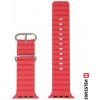 SWISSTEN SILICONE BAND FOR APPLE WATCH - MARINE STRAPS 42 / 44 / 45 / 49 mm RED 46000402 SWISSTEN SILICONE BAND FOR APPLE WATCH - MARINE STRAPS 42 / 44 / 45 / 49 mm RED 46000402
