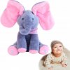 Sloník Plyšová Hračka Hrajúci Interaktívny Plyšový Sloník Macko Spievajúci Ružový Sloník Plyšová Hračka Hrajúci Interaktívny Plyšový Sloník Macko Spievajúci Ružový