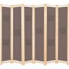 Paraván vidaXL hnedý 240 x 170 cm Paraván vidaXL hnedý 240 x 170 cm