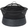 PROGARDEN Ohnisko prenosné s grilom umelý betón / kov (KO-CM7000270) PROGARDEN Ohnisko prenosné s grilom umelý betón / kov (KO-CM7000270)