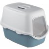 Stefanplast CATHY Filter white/steel blue toaleta s krytom+filter 56x40x40cm Stefanplast CATHY Filter white/steel blue toaleta s krytom+filter 56x40x40cm