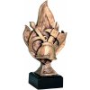 Hasič Víťazná trofej na mramorovom podstavci s vlastným textom: 16 cm