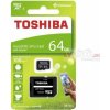 64GB microSD SDHC TOSHIBA pamäťová karta 64GB microSD SDHC TOSHIBA pamäťová karta