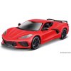Maisto Chevrolet Corvette Stingray 2020 Šedá 1:18 Maisto Chevrolet Corvette Stingray 2020 Šedá 1:18