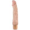 Blush Dr. Skin Cock Vibe 6 8.75 Inch Vibrating Cock Beige