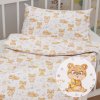 Biante Detské bavlnené posteľné obliečky do postieľky Sandra SA-524 Roztomilí medvedíkovia na bielom Do postieľky 100x135 a 40x60 cm Biante Detské bavlnené posteľné obliečky do postieľky Sandra SA-524 Roztomilí medvedíkovia na bielom Do postieľky 100x135 a 40x60 cm