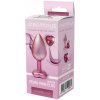 Dream Toys Gleaming Love Plug Matte Pink Medium