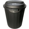 Max čierny odpadkový kôš s vekom 60 l Max čierny odpadkový kôš s vekom 60 l