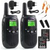 Baofeng BF-T6 Vysielačky 1500mAh 4,2V, 2 ks čierna Baofeng BF-T6 Vysielačky 1500mAh 4,2V, 2 ks čierna