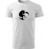 Mačka - Jin jang - Klasické pánske tričko vyššej gramáže - M ( Biela ) Mačka - Jin jang - Klasické pánske tričko vyššej gramáže - M ( Biela )