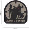 Gumová nášivka 101 Inc Zombie Hunter SWAT - svetlo sivá Gumová nášivka 101 Inc Zombie Hunter SWAT - svetlo sivá