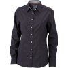 James & Nicholson Košile JN 618, popelínová, dlouhý rukáv, dámská COT020618i9604-black/black XL Černá/černobílá James & Nicholson Košile JN 618, popelínová, dlouhý rukáv, dámská COT020618i9604-black/black XL Černá/černobílá