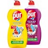 Pur Tekutý prostriedok na umývanie riadu mix 2 x 1,2 l