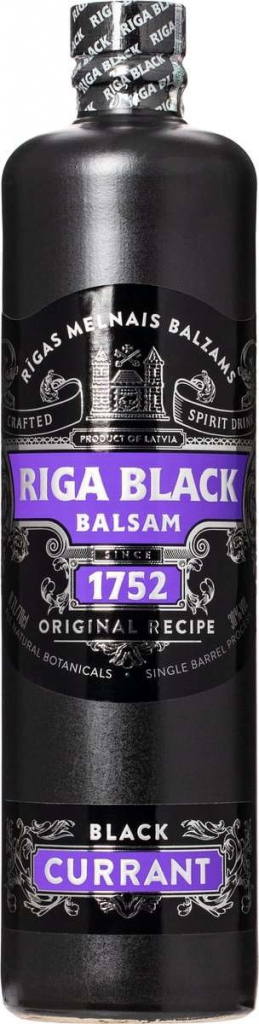 Riga Black Balsam Currant 30% 0,7 l (čistá fľaša)