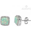 ADANITO EFE0003707 - Strieborné opálové náušnice so zirkónmi ADANITO EFE0003707 - Strieborné opálové náušnice so zirkónmi