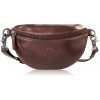 Dámska kožená crossbody ľadvinka Paolo Peruzzi hnedá Dámska kožená crossbody ľadvinka Paolo Peruzzi hnedá