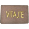 ROHOŽ GUMA+TEXTIL VITAJTE HNEDÁ BEZOKRAJOVÁ 40X60 CM ROHOŽ GUMA+TEXTIL VITAJTE HNEDÁ BEZOKRAJOVÁ 40X60 CM