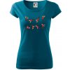 Parkour abeceda - Dámske tričko Pure - L ( Petrolejová ) Parkour abeceda - Dámske tričko Pure - L ( Petrolejová )
