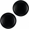 GODAN Plastový tanier čierny 21 cm, 2 ks 8595596328307 GODAN Plastový tanier čierny 21 cm, 2 ks 8595596328307