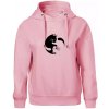 Mačka - Jin jang - Oversized mikina dámská Moon - kratšia + širšia - XS ( Ružová ) Mačka - Jin jang - Oversized mikina dámská Moon - kratšia + širšia - XS ( Ružová )