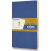 Moleskine Zošity Volant - mäkké dosky A5, čisté, 2 ks, modrá/žltá Moleskine Zošity Volant - mäkké dosky A5, čisté, 2 ks, modrá/žltá