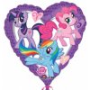 Fóliový balónik srdce My Little Pony 45cm