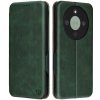 Techsuit - Safe Wallet Plus knižkové puzdro s priehradkou na karty pre Honor Magic8 Lite – zelené