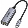 Ugreen Adaptér USB-C na RJ45, hliníkový, gigabitový Ethernet (šedý) Ugreen Adaptér USB-C na RJ45, hliníkový, gigabitový Ethernet (šedý)