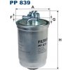 Palivový filter FILTRON PP 839 Palivový filter FILTRON PP 839