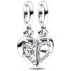 Pandora Pôvabný prívesok pre matku s dcérou Moments 792643C01 Pandora Pôvabný prívesok pre matku s dcérou Moments 792643C01