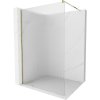 Mexen Kioto sprchová stena Walk-in 130 x 200 cm, prúžky 8 mm, zlatá - 800-130-101-50-09 Mexen Kioto sprchová stena Walk-in 130 x 200 cm, prúžky 8 mm, zlatá - 800-130-101-50-09