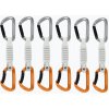 Lezecké expresky Mammut Sender Keylock 12 cm Quickdraws 6 pcs. straight gate/bent gate key lock, light grey/gold Lezecké expresky Mammut Sender Keylock 12 cm Quickdraws 6 pcs. straight gate/bent gate key lock, light grey/gold