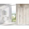 Ravak Chrome sprchovací kút 80x80 cm polkruhová biela lesklé/priehľadné sklo 3Q140100Z1 Ravak Chrome sprchovací kút 80x80 cm polkruhová biela lesklé/priehľadné sklo 3Q140100Z1