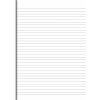 Notes Papier samostatné listy A3 linajkované 180 listov Notes Papier samostatné listy A3 linajkované 180 listov