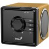 GENIUS repro SP-916BT/ Bluetooth 5.3/ 6W/ mikrofon/ barva světlé dřevo GENIUS repro SP-916BT/ Bluetooth 5.3/ 6W/ mikrofon/ barva světlé dřevo