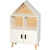 DOCHTMANN Detská knižnica domček, biela 60x30x103 cm 151023