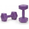 Jednoručné činky - 2 ks - 2x2 kg - fialové Jednoručné činky - 2 ks - 2x2 kg - fialové