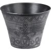 STREND PRO Garden Kvetináč Strend Pro Flower, 24,5x19,3 cm, strieborný, metalický efekt STREND PRO Garden Kvetináč Strend Pro Flower, 24,5x19,3 cm, strieborný, metalický efekt