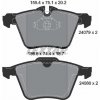 Sada brzdových platničiek kotúčovej brzdy TEXTAR 2407903