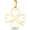 Lillian Vassago Zlatý prívesok štvorlístok LLV95 GP020