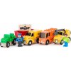 Woody Sada autíčok Úžitkové vozidlá k vláčikodráhe, mix farieb Woody Sada autíčok Úžitkové vozidlá k vláčikodráhe, mix farieb