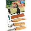 Sada BeaverCraft S13 na vyrezávanie lyžíc, 3 nože + brúsenie a puzdro Sada BeaverCraft S13 na vyrezávanie lyžíc, 3 nože + brúsenie a puzdro