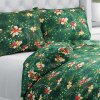 Biante Bavlnené posteľné obliečky Sandra SA-713 Vianočné cezmíny na zelenom Predĺžené 140x220 a 70x90 cm Biante Bavlnené posteľné obliečky Sandra SA-713 Vianočné cezmíny na zelenom Predĺžené 140x220 a 70x90 cm