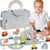 Tooky Toy Prenosná autodráha v taške Happy City Tooky Toy Prenosná autodráha v taške Happy City